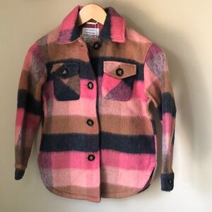 Primary 8-9 Years Children Striped Button Down Jacket made in Bangladesh NWT 🩷💙